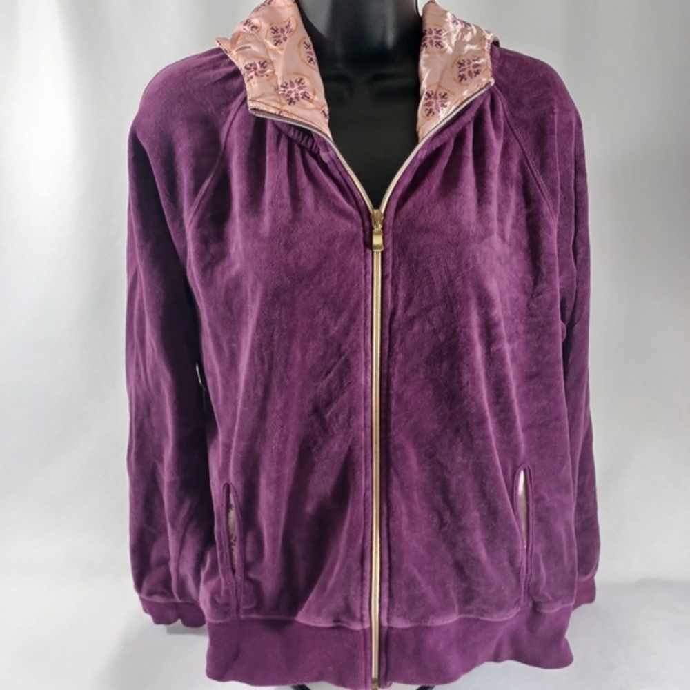 80’s Velour Jacket Hoodie RARE